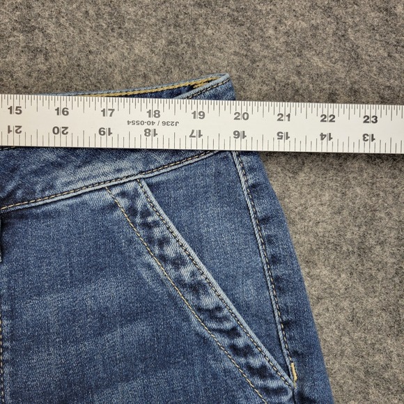 Kut From The Kloth Jeans Womens 20W Blue Denim Boho Charlotte High Rise Wide Leg - Picture 7 of 12
